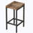 Long Dining Table Set with 3 Stools-1861941387