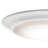1-Light White Integrated LED Low Profile Flush Mount Light with Acrylic Shade-461795168
