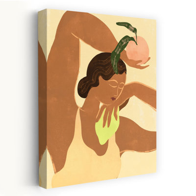 Art contemporain avec fruits colorés