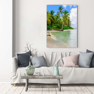 Tropical Beach - Wrapped Canvas Print