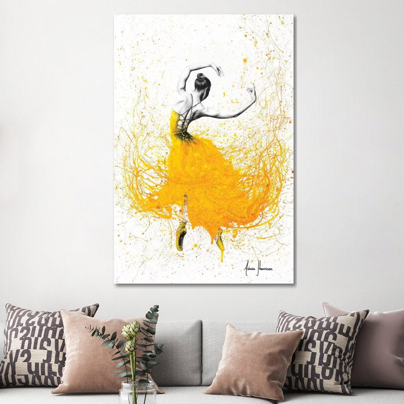 Daisy Dance by Ashvin Harrison - Print on Canvas, Wrapped Canvas, 101.6 cm H x 66.04 cm W x 3.175 cm D