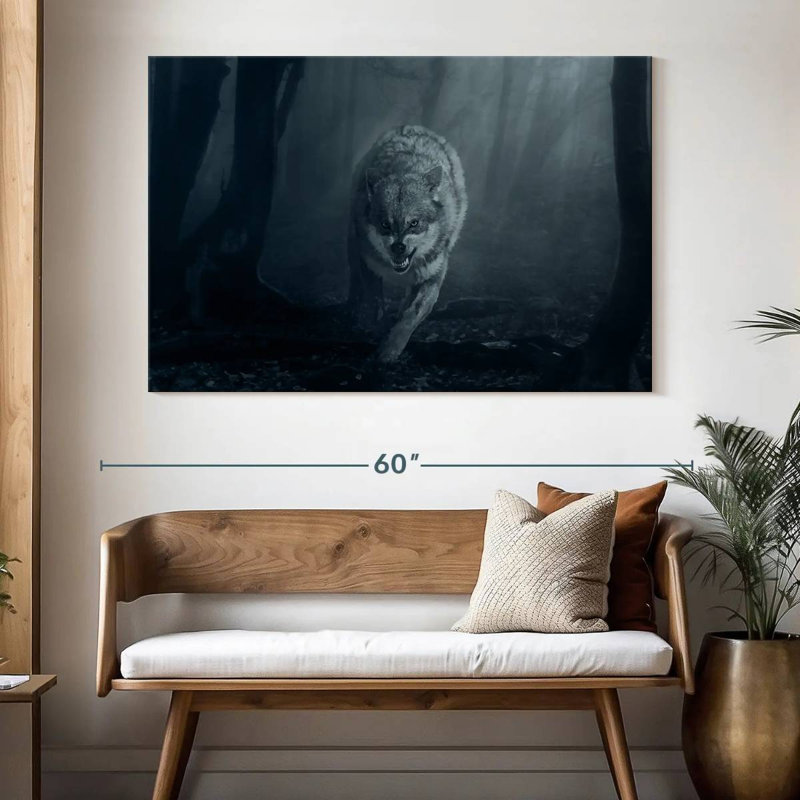 Mad Wolf, 34" H x 51" W