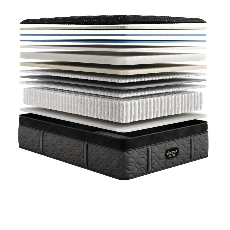 Black Series Four Medium Pillow Top 17.5" Mattress, Queen