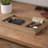 Decorative Organizer Tray With 4 Compartments, 16 Inch Brown Fir Wood