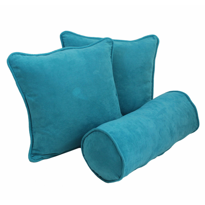  Ensemble de coussins intérieurs / extérieurs, Bleu aqua