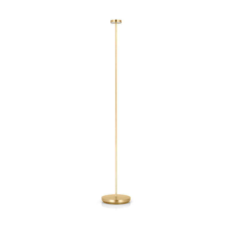 Moneta Medium Rechargeable Floor Lamp, Antique Brass