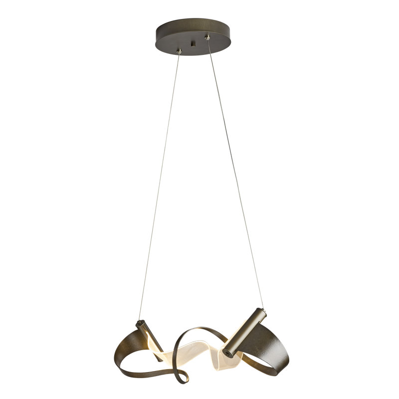 Zephyr 1 - Light Statement Geometric LED Pendant, Dark Smoke