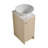 mohzate 16.7 " Ceramic Circular Bathroom Sink