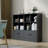Kayliee 48" W x 40" H 8 Cube Storage Bookcase with 4 Doors-1083431516