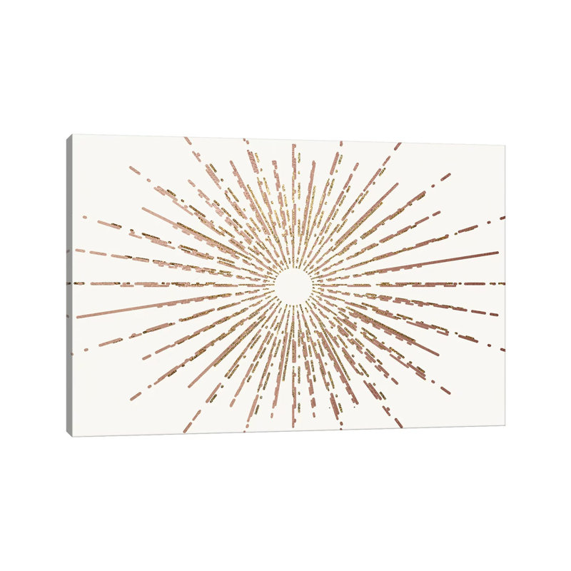 Vintage Burst II by Kimberly Allen - Print on Canvas, Wrapped Canvas, 66.04 cm H x 45.72 cm W x 1.91 cm D
