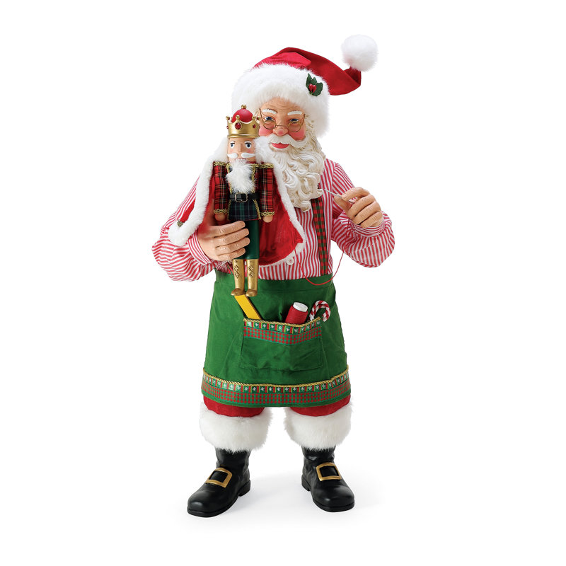 Figurine de père Noël le casse-noisette possible Traditions de Noël possibles 24,5 pouces