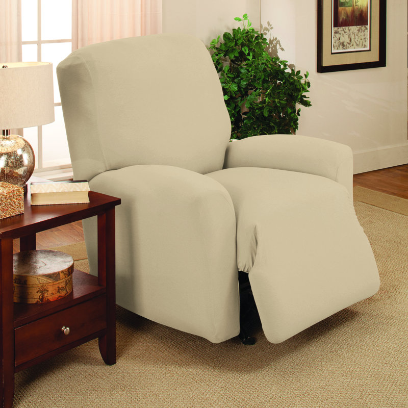 Housse pour fauteuil inclinable à coussins en T, Crème