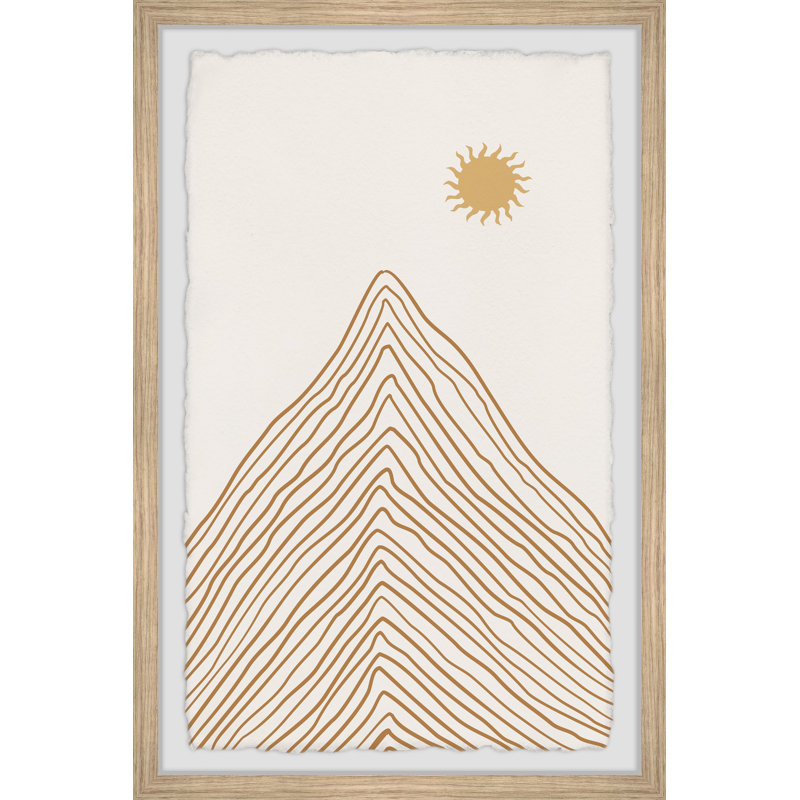 Majestic Mountain - Single Picture Frame Painting, 30cm H x 20cm W x 3.81cm D