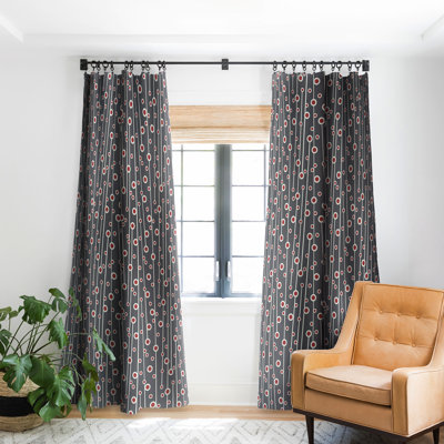 Heather Dutton Berry Branch 1pc Blackout Window Curtain Panel