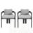 Patio Outdoor Aluminum Dining Chair Set Of 2-512248176