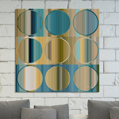 « cercles et carrés 48 », impression