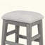 Ensemble de table de salle à manger 4 pièces pour 3 personnes, ensemble de table et chaises de cuisine rétro avec 3 tiroirs de rangement, idéal pour les petits espaces-1669194426-1669194427
