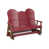 Scarlet Red Top/Antique Mahogany Base sélectionné