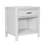 Clara Collection 1 - Drawer Rattan Nightstand