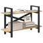 64cm H x 100cm W Steel Etagere Bookcase-1352175068