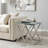 Lorden Glass Top End Table