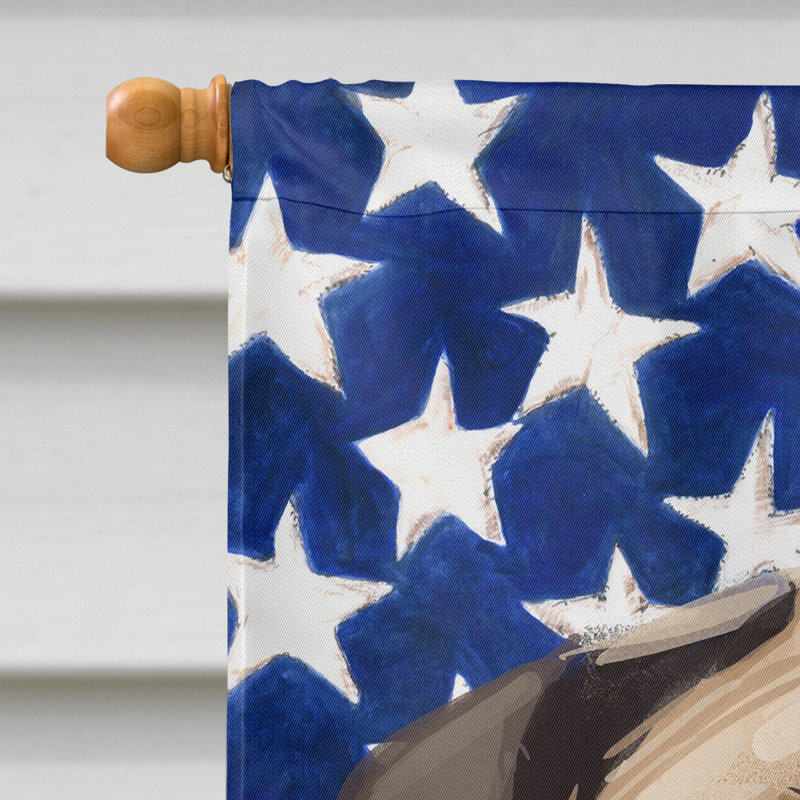 Polyester à 2 côtés 28 x 40 po drapeau maison, Carlin