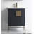 Verlene 24'' Single Bathroom Vanity with Ceramic Top-1444552214