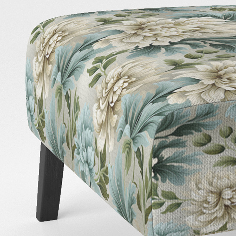 Fauteuil de chambre traditionnel rembourré Petal Symphony