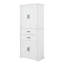 Grande armoire de rangement, armoire de rangement autoportante avec 2 portes, tablette réglable et 2 tiroirs-996518531