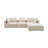Tov Furniture Hangover Cream Performance Linen 4-Piece Modular Sectional-1735065846-1735065849-1735069364