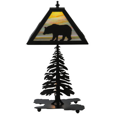 Rustic Lodge Table Lamp