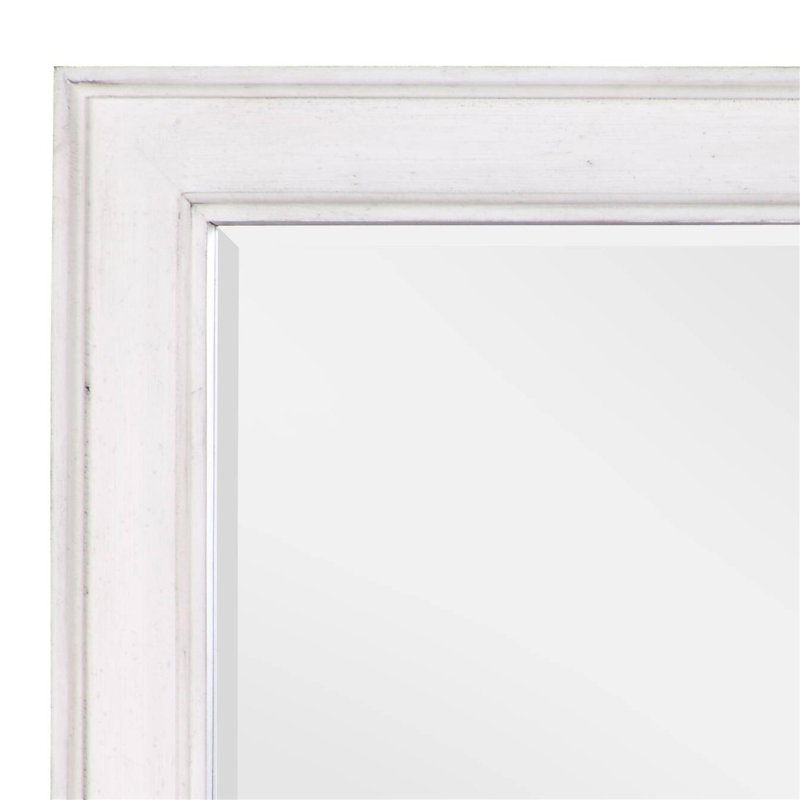 Katia Weathered White Finish Mirror