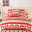 Ensemble de housse de couette de Noël imprimé flocon de neige renne-103147934