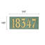 Woodgrain Mid-Century Rectangle Plaque, Standard Wall 1-line-94345464-94413653