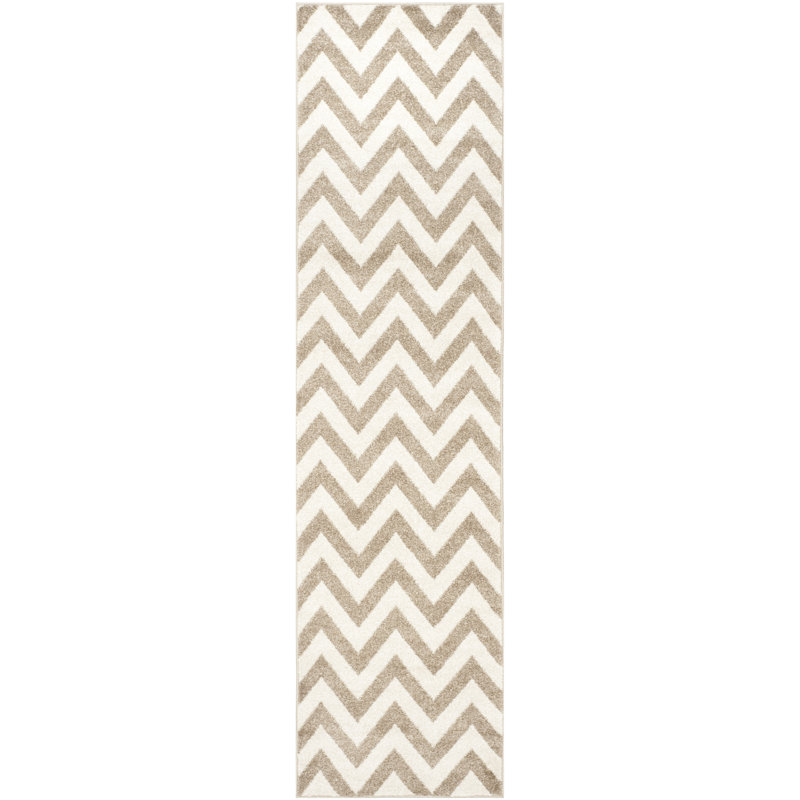 Falstaff Performance Chevron Rug, Runner 2'3" x 11'