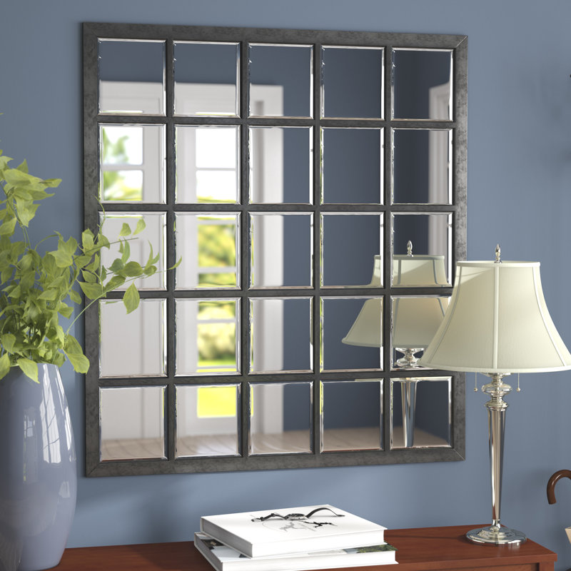 Manu Frameless Accent Mirror, Oil Rubbed Bronze