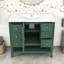 Meuble-lavabo simple en bois Volotta avec lavabo en céramique et rangement multifonctionnel-1646607317