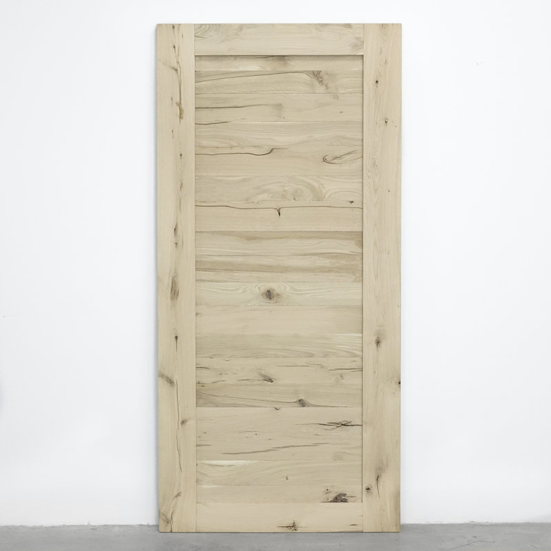 Pinache Solid Oak Barn Door, Untreated Wood
