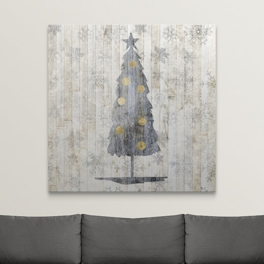 «Ocallaghan Soph sophistiqué Christmas II» par Grace Popp - impression d'art graphique, H 8 po x l 8 po x P 1,5 po, Toile