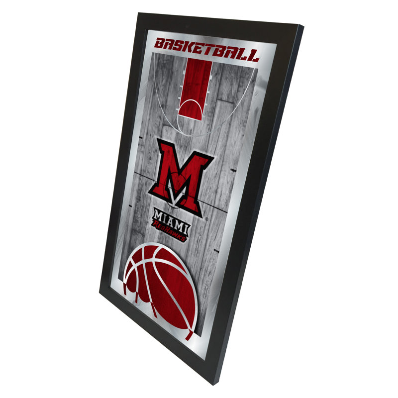 « basket mirror », impression encadrée NCAA, Miami Of Ohio