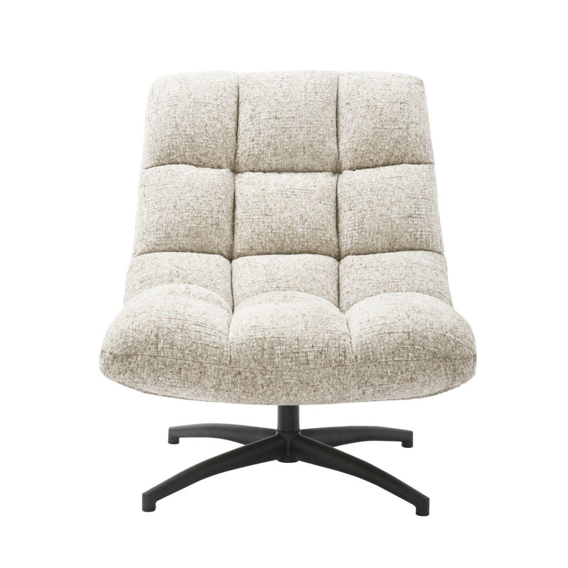 Upholstered Fabric Lounge Chair