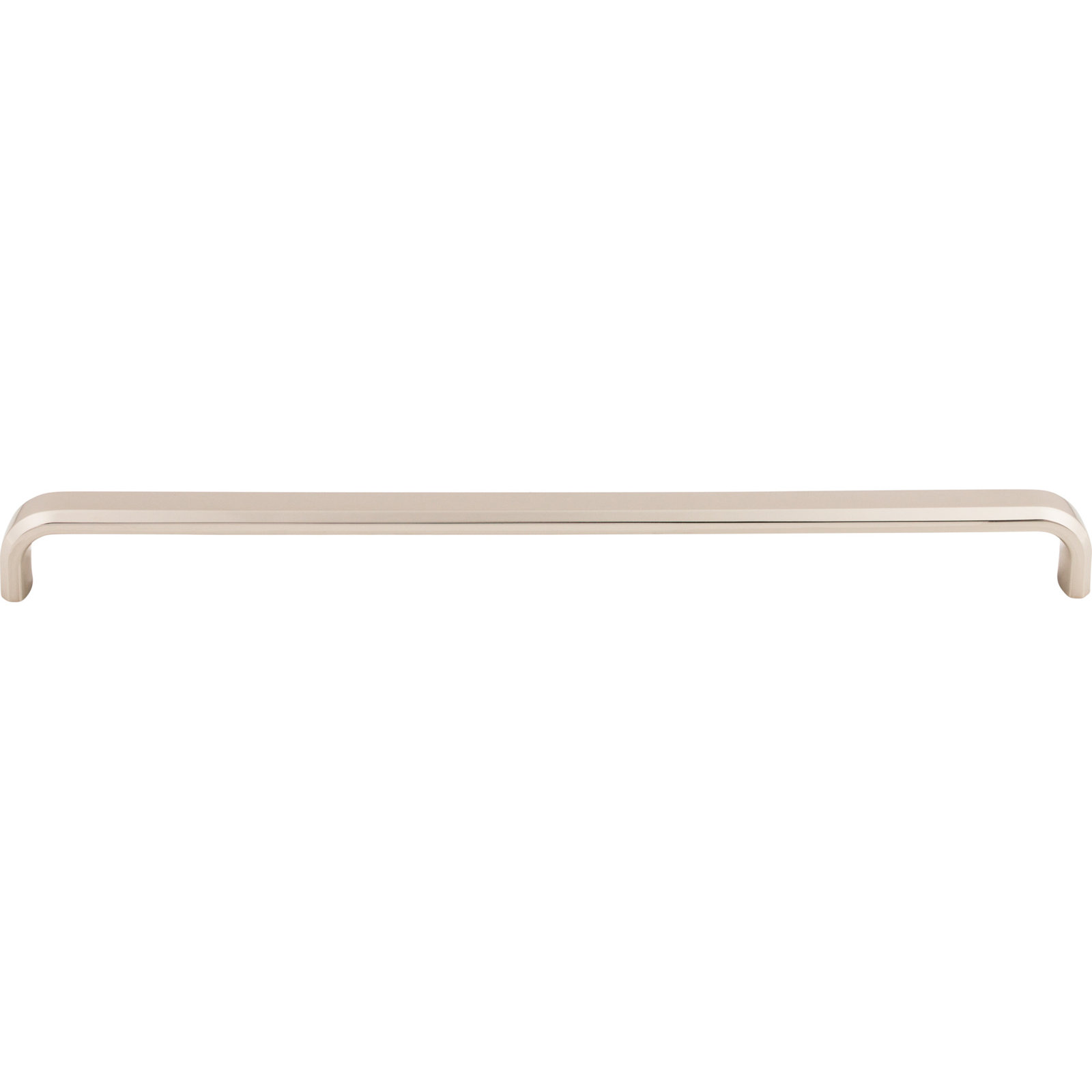 Telfair Bar pull, Polished Nickel, 12" Center to Center