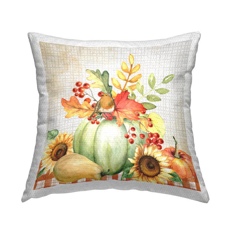 Coussin extérieur Autumnal Gourds
