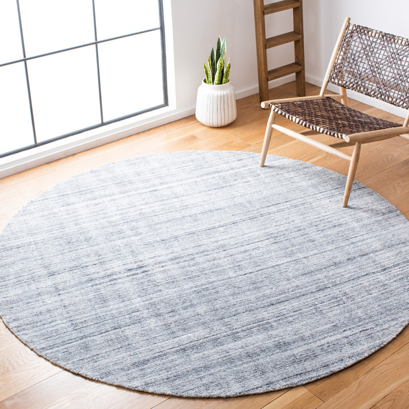 Quayshun Hand Woven Performance Rug, Round 7'