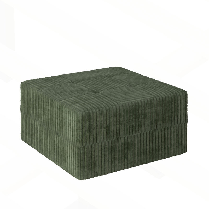 Modern Minimalist Style Ottoman, Green