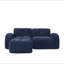 Canapé en forme de L sans os, tissu de velours doux, conception capitonnée, éponge haute densité 32D, aucun assemblage requis, conception ergonomique au bas, conception antidérapante, repose-pieds mobile pour les chambres à coucher-1842881492