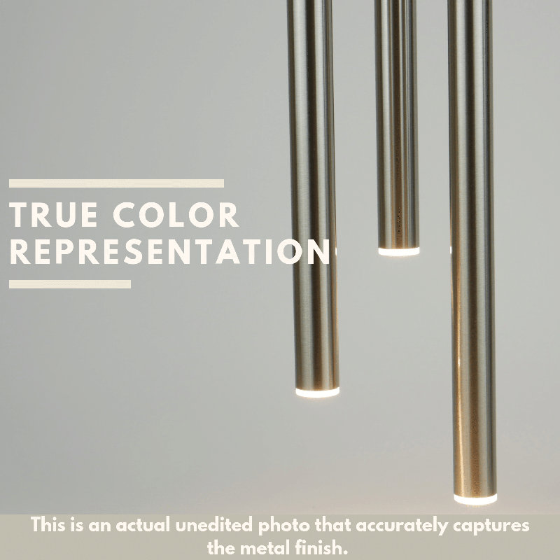 Baileyton 6 - Light Cluster Pendant, Black Top / Brushed Nickel
