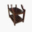Table d'appoint ACME Wasaki avec USB, espresso