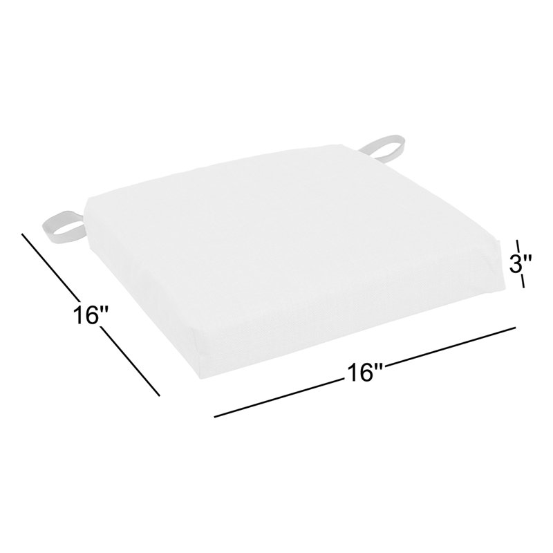 Outdoor 3'' Seat Cushion, Tucuman Ebony