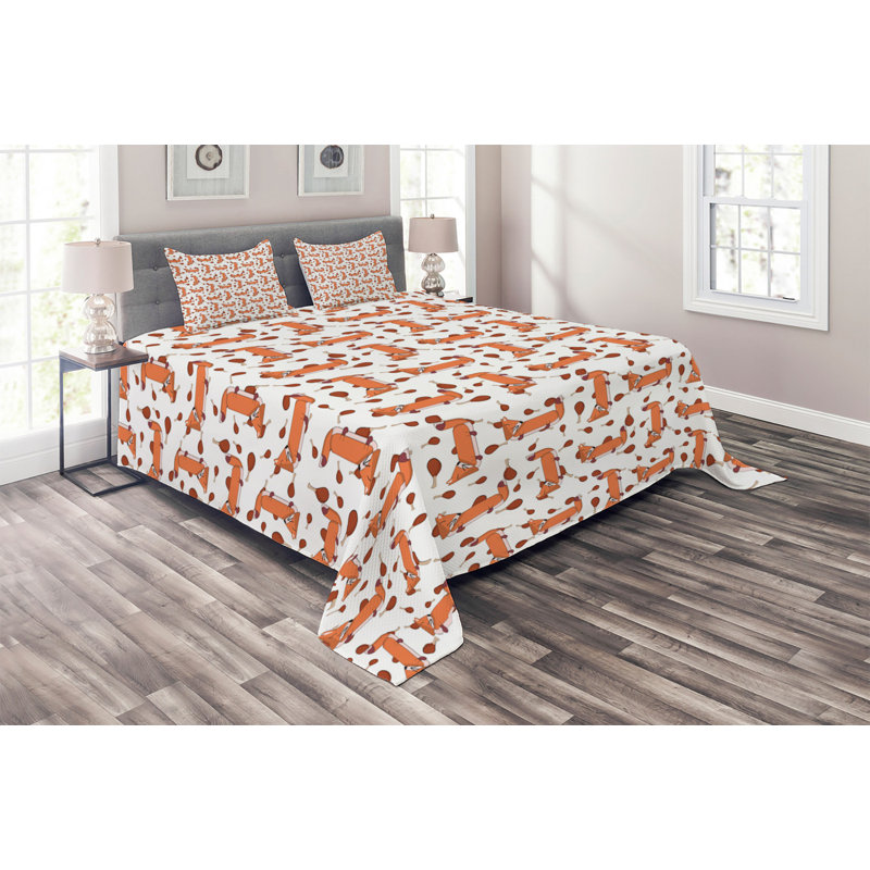 Coverlet, King Bedspread + 2 Shams